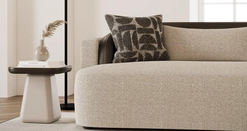 Luxus Sofa Grau / Schwarz 250 cm - Hotel- & Wohnzimmermöbel von Luxury Group International