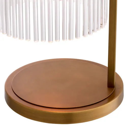 Lampada da tavolo di lusso in ottone antico 28 x 23,5 x H. 60,5 cm - Elegante lampada da scrivania in stile retrò di Luxury Group International