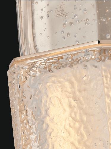 Applique Murale Verticale de Luxe en Verre Cristal avec Éclairage LED Intégré par Luxury Group International