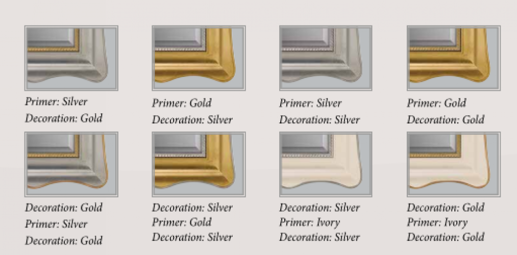 Luxury Vertical Silver Baroque Wall Mirror with Gold Inner Beaded Trim in Curved Frame – 185 CM by Luxury Group International