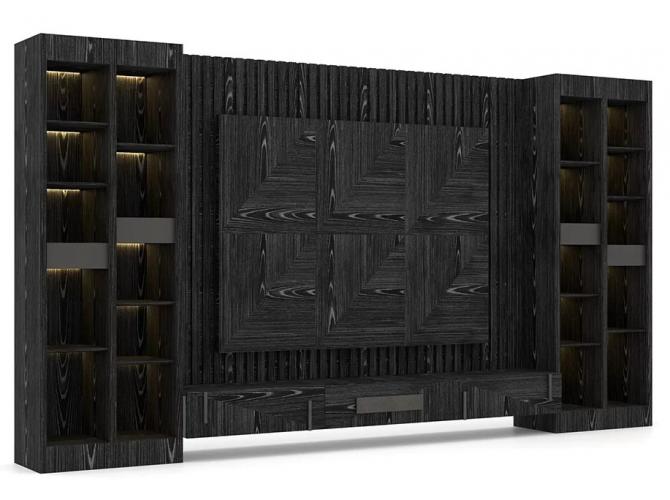 Modern Black Luxury TV Unit by Luxury Group International