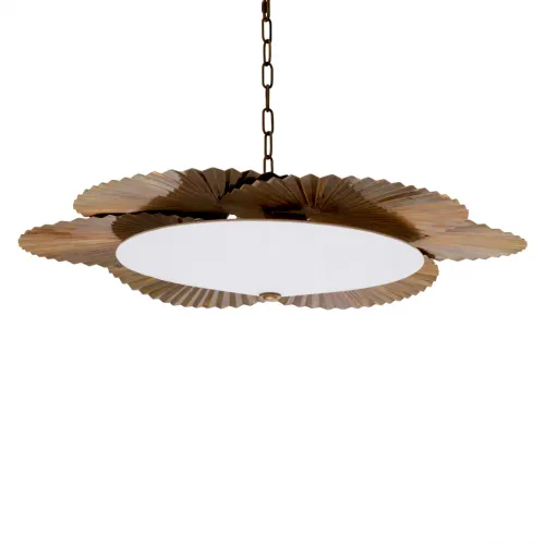 Modern Golden Luxury Floral Pendant Ceiling Light by Luxury Group International