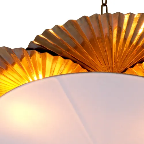 Modern Golden Luxury Floral Pendant Ceiling Light by Luxury Group International