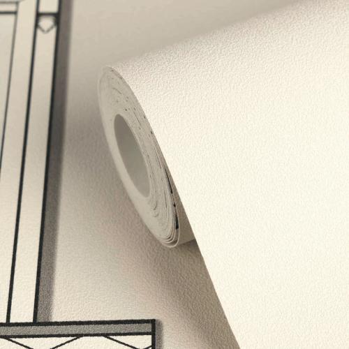 Versace Black Cream Baroque Medusa Window Non-Woven Designer Wallpap by Luxury Group International