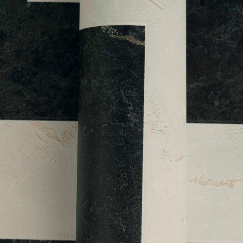Versace Schwarz/Weiß Griechischer Schlüssel Moderne Designer-Tapete für Wohnkultur von Luxury Group International