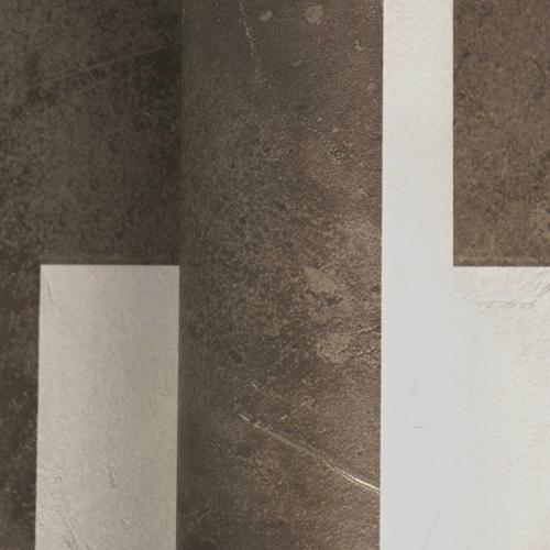 Versace Greek Key Design Modern Wallpaper in Deep Brown & Off-White by Luxury Group International