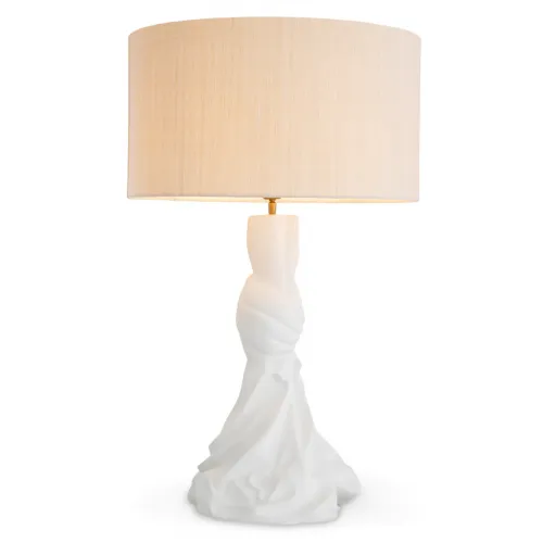 Lampada da Tavolo Moderna di Lusso Bianca di Luxury Group International