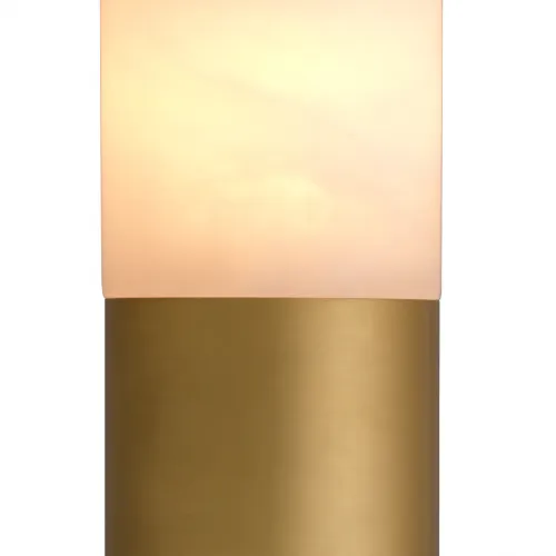 Lampada da Tavolo di Lusso in Marmo Bianco con Paralume in Vetro Bianco a Forma di Conchiglia Moderna di Luxury Group International